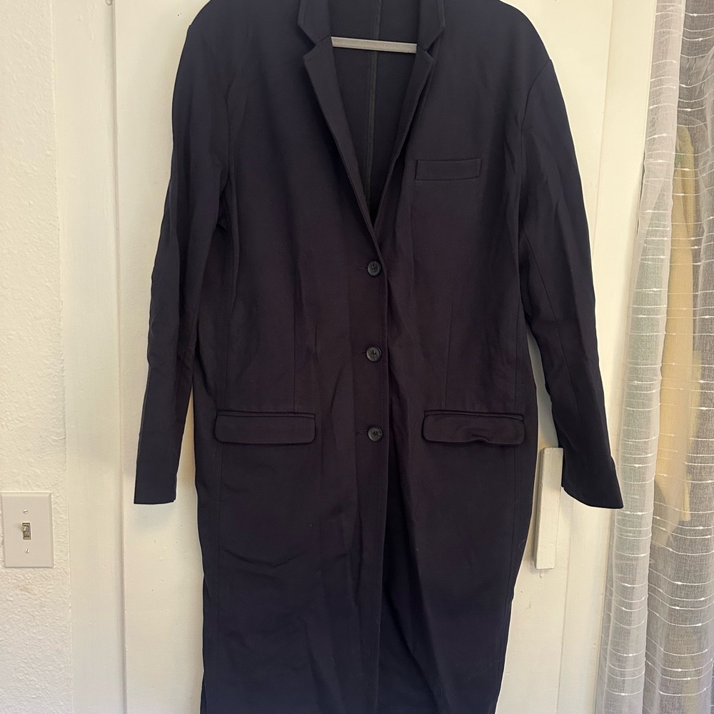 ATM Anthony Thomas Melillo Navy Trench Coat